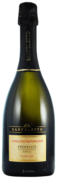 Sanfeletto Conegliano Valdobbiadene Prosecco Superiore Extra Dry